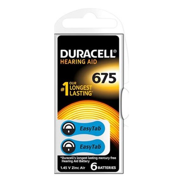 Duracell 675 6lı Kulaklık-İşitme Cihazı Pili