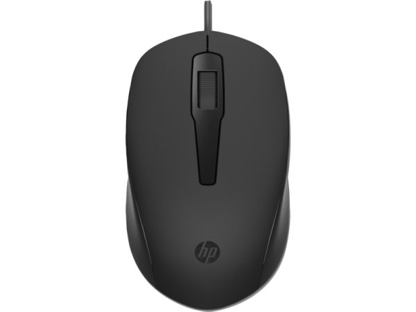 HP 150 240J6AA Siyah Kablolu Optik Kablolu Mouse 1600 DPI Optik Sensörlü