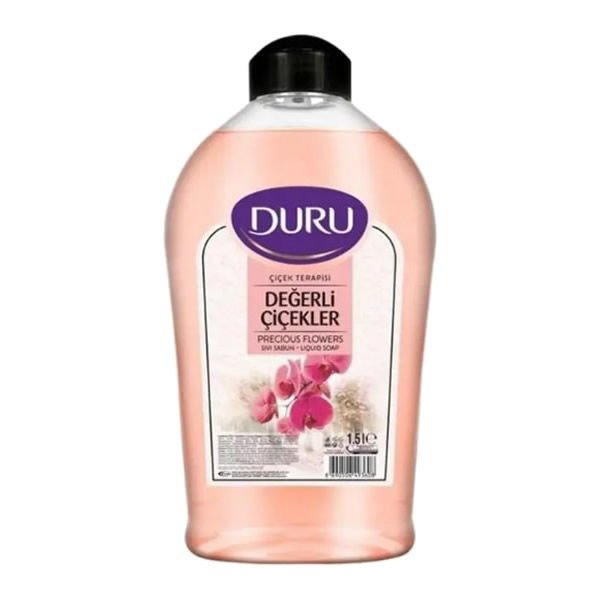 Duru 1,5 lt + 300 ml  Değerli Çiçekler Sıvı Sabun