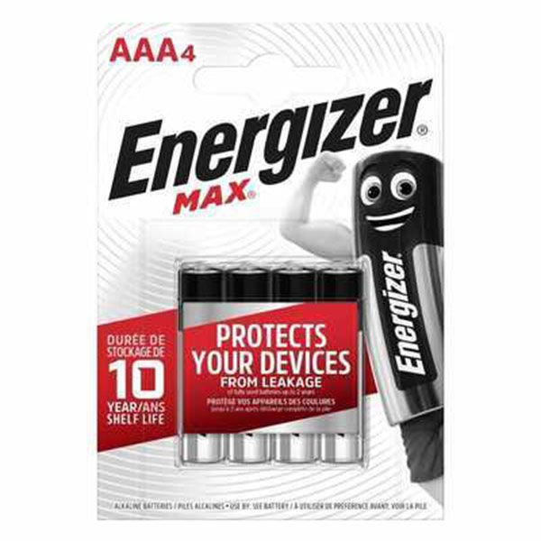 Energizer Max Alk Aaa 4'lü Piller Ince Kalem Pil