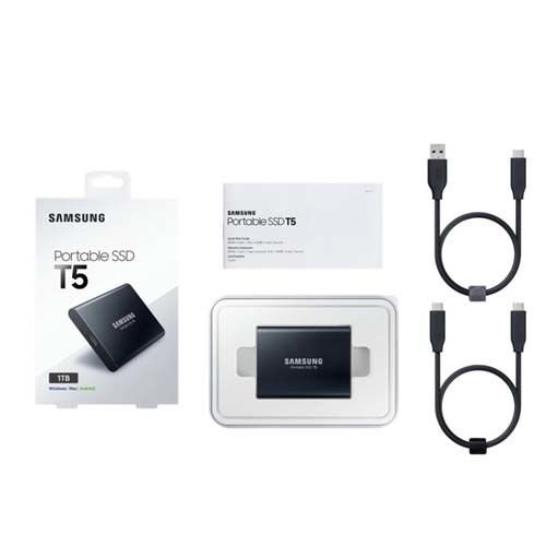 Samsung 1Tb Portable Ssd T5 Usb 3.1 (Okuma 540Mb - Yazma 540Mb) MU-PA1T0G-WW Harici Ssd