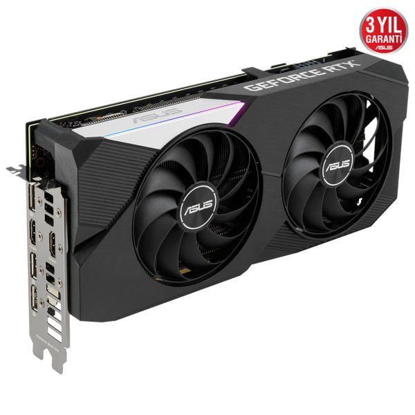 Asus GeForce RTX3060Ti DUAL OC 8GB GDDR6 256 Bit DUAL-RTX3060TI-O8G Ekran Kartı