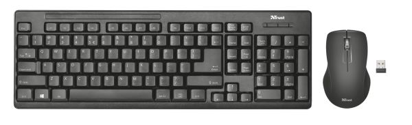 Trust 22118 Ziva Kablosuz Klavye Mouse Set