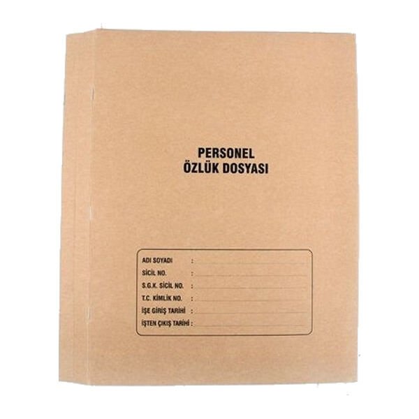 Tunakart 8 li Kraft Personel Askılı Dosya