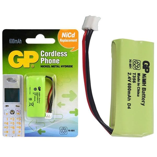 GP T356 2.4V 600MAH 2''Lİ TELSİZ TELEFON PİLİ