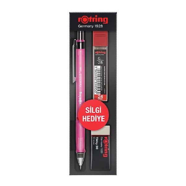 Rotring Visuclick 0.5 mm Min Silgi 3 lü Okul Seti