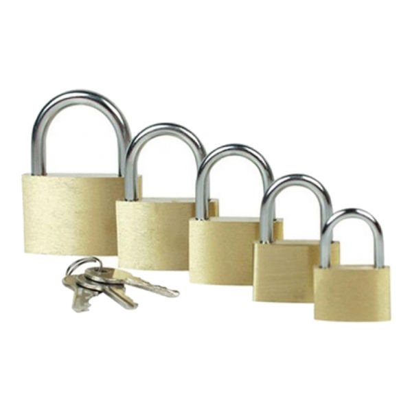 Ebax 210149 20 mm Titanyum Kaplama Sarı Asma Kilit