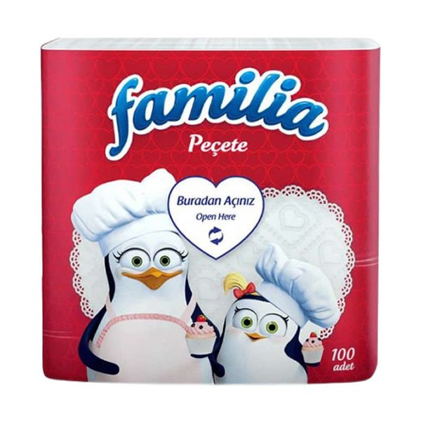 Familia 100 lü 30x30 cm Peçete