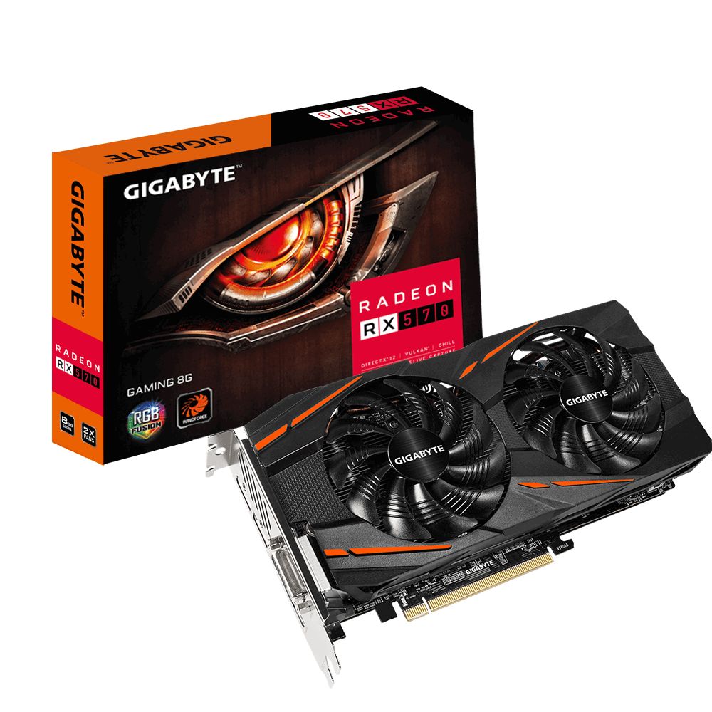 Gigabyte GV-RX570GAMING-8GD 2.0 256 Bit GDDR5 Ekran Kartı