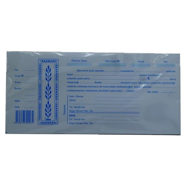 Uysal 100 lü Senet Kağıdı