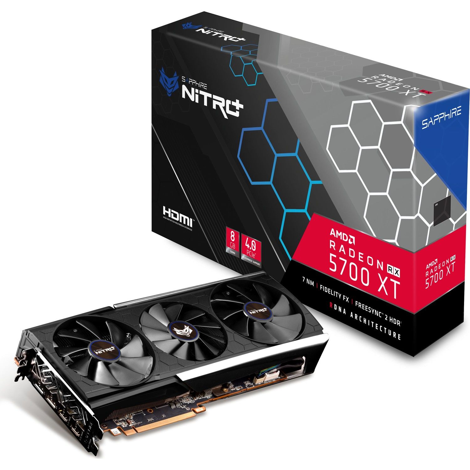 Sapphire Nitro+ Radeon RX 5700XT 8GB 256Bit GDDR6 DX(12) PCI-E 4.0 Ekran Kartı (11293-03-40G)