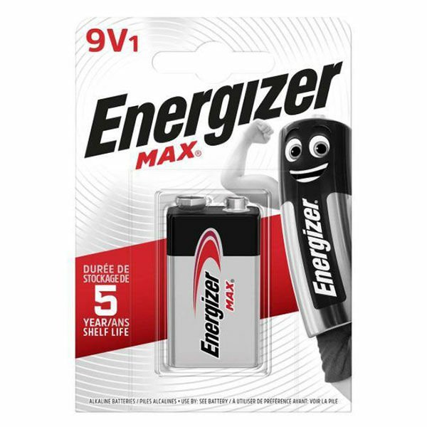 Energizer Max Alkaline 9 Volt Pil Tekli