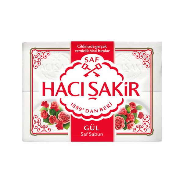 Hacı Şakir 4x150 gr Gül Kalıp Sabun