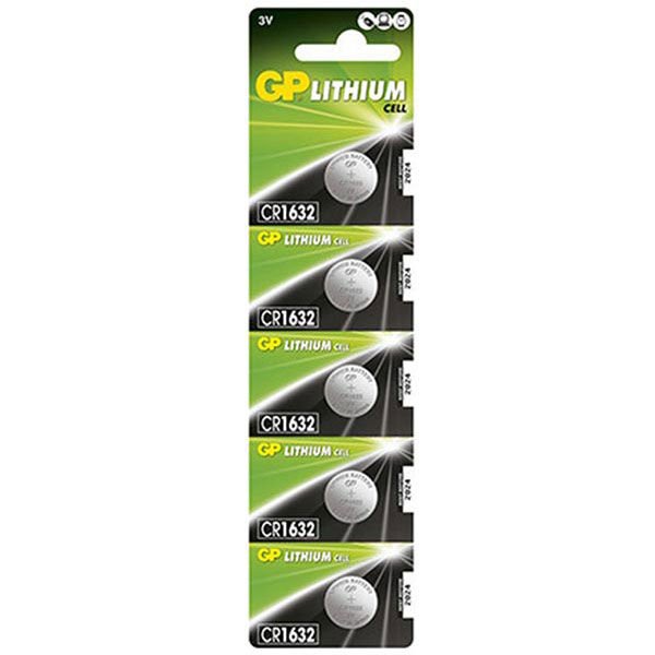 Gp CR1632-C5 3V Lityum Düğme Pil 5'li Paket