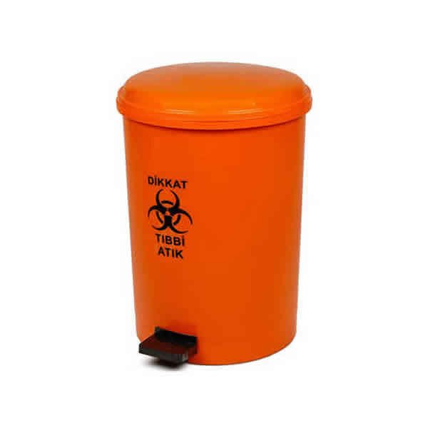 Nemkar 20 lt Pedallı Tıbbi Atık Kovası