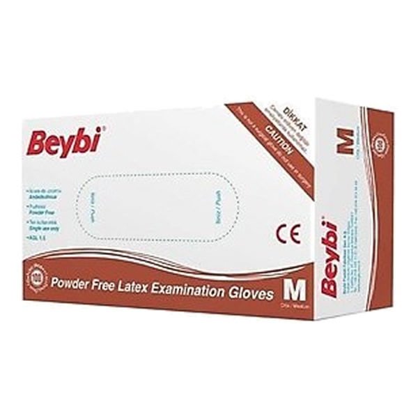 Beybi Lateks Pudralı Beyaz M Beden 100lü Paket