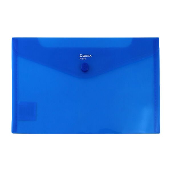 Comix A1853 Çıtçıtlı Şeffaf Dosya