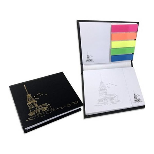 Umur Notes Utk 01 Varak 125 Yaprak 4 Parçalı Kız Kulesi Varak Not Kağıdı