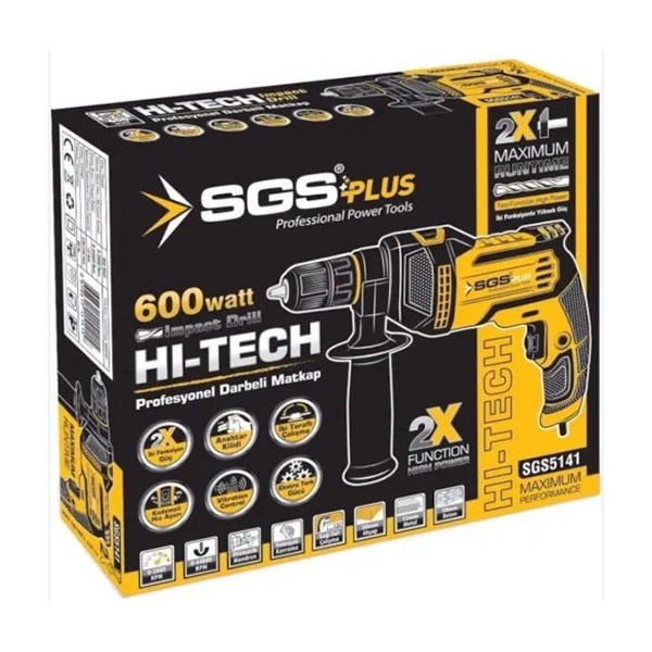 Sgs 5141 600 Watt Darbeli Matkap