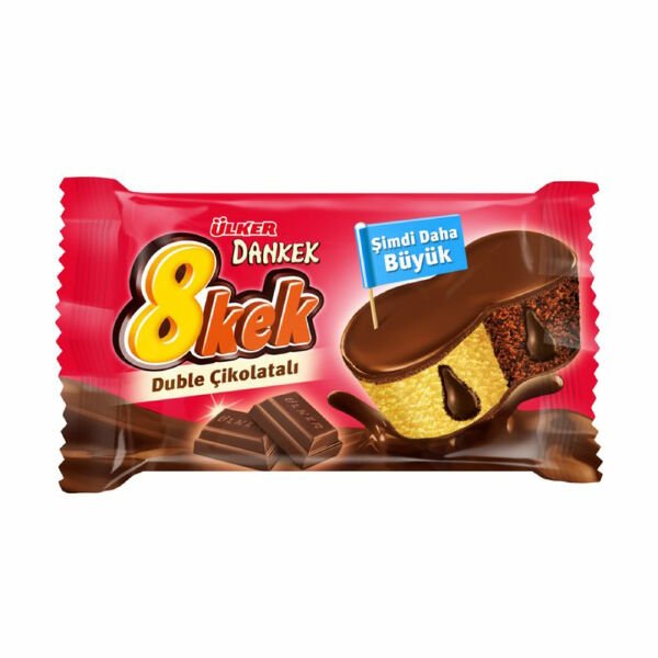 Ülker 55 gr 24 lü 8 Kek Duble Çikolata Dankek