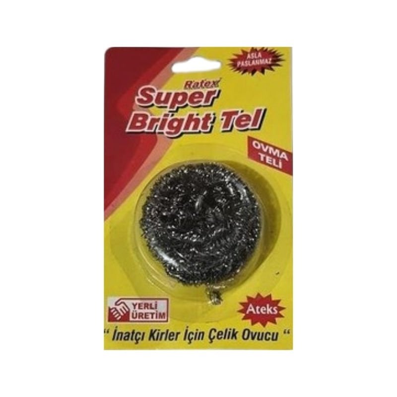 Ratex Super Bright Bulaşık Ovma Teli 60gr