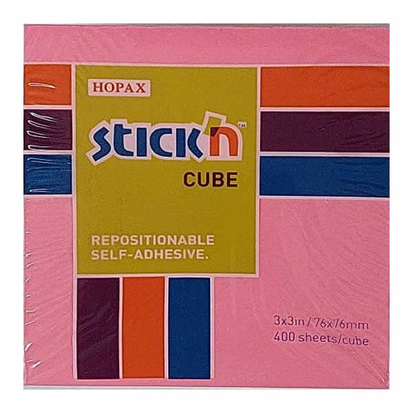 Gıpta Stickn 76x76 400 Yaprak 4 Renk Küp Not Kağıdı