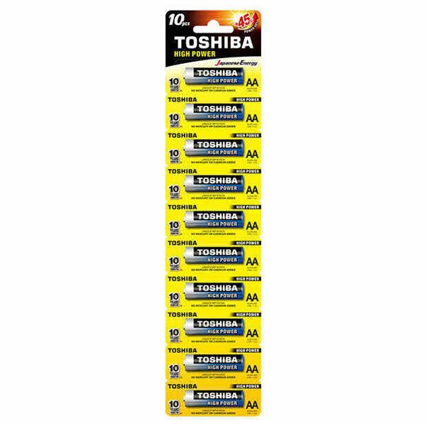 Toshiba AA Lr6 Kartela Alkalin 1.5V Kalem Pil