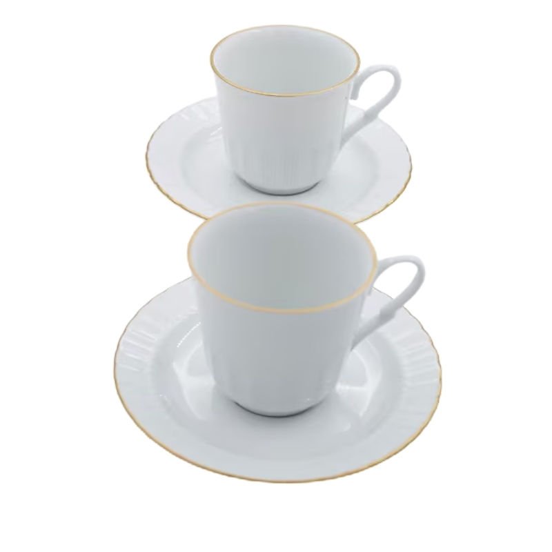 Güral SF02CT23 Porselen Çay Fincan Takımı 6 Kişili