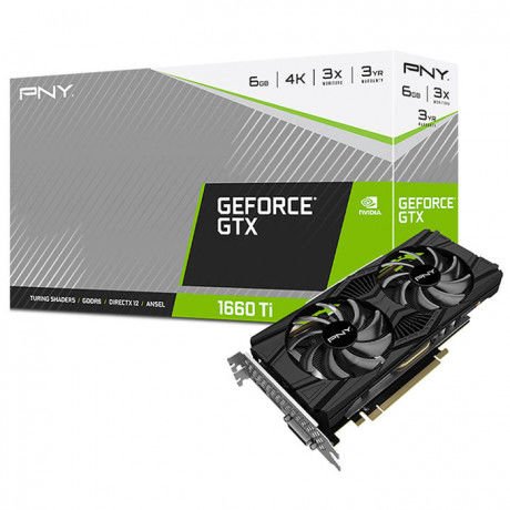 Pny GTX 1660Ti 6GB 192Bit VCG1660T6DFPPB Ekran Kartı