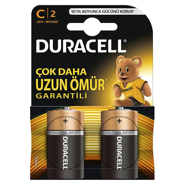Duracell C Boy Pil 2li