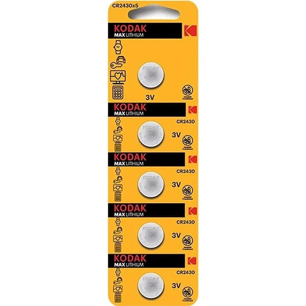 Kodak cr2430-C5 3V 5Li Lityum Kartela Pil
