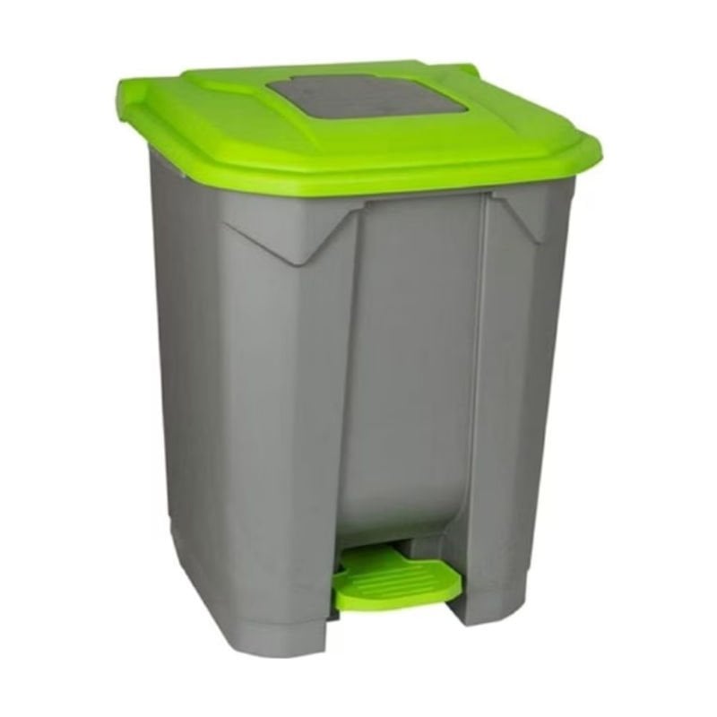 Planet Çöp Kovası Tekerlekli Pedallı 50lt