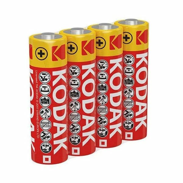 Kodak 4 Adet Çinko Karbon Shrink Kalem Pil