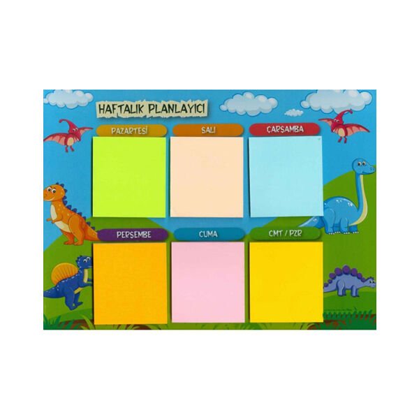 Notyaz BH-3655 Başarı Haftalık Plan