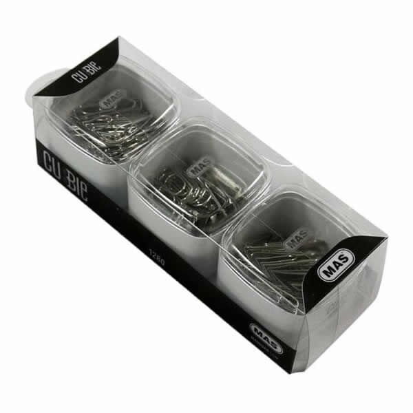 Mas 1280 Cubbie 3 lü Nikel Ataş Seti