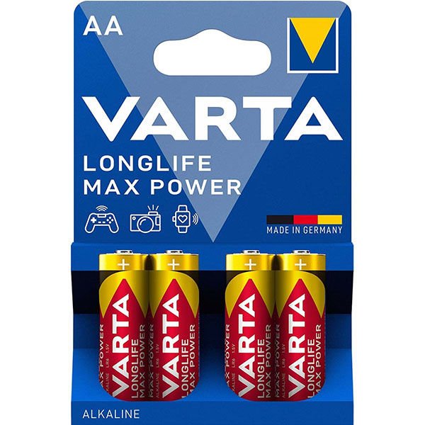Varta Longlife Max Power 4 li Kalem AA