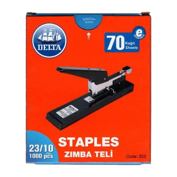 Delta 252 23/10 Kağıt Ciltleme Zımba Teli