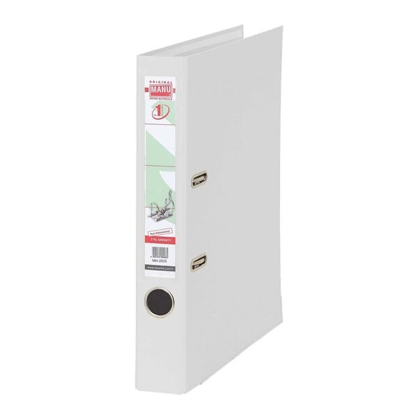Manu Beyaz Dar Klasör