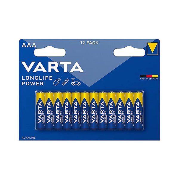 Varta Longlife Power 12li İnce AAA