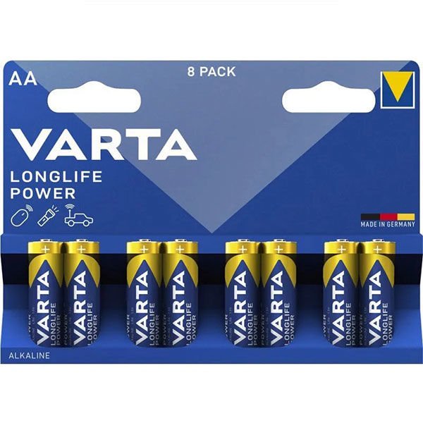 Varta Longlife Power 8 li Kalem AA