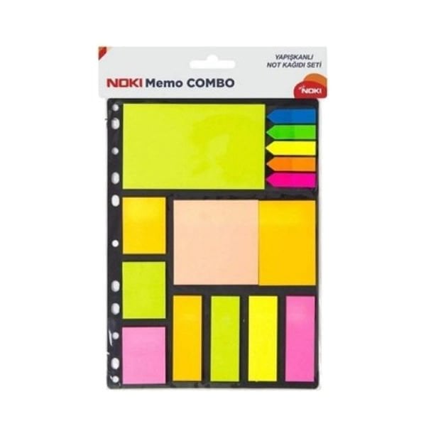 Noki Memo Combo Yapışkanlı Not Kağıdı Seti