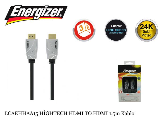Energizer LCAEHHAA15 HİGHTECH HDMI TO HDMI 1.5m Kablo