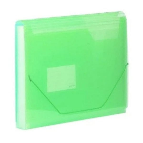 Kraf F4302 Körüklü Dosya 13 Cep Lastikli Yeşil