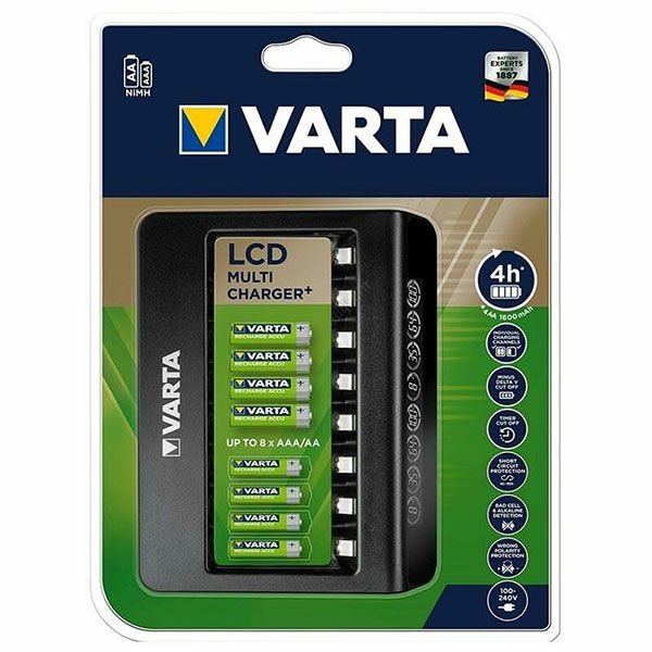 Varta Şarjlı LCD Multi Charger+(YENİ)