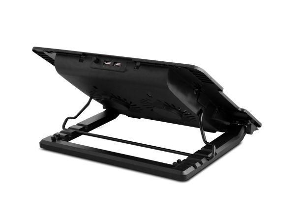 Addison ANC-606 Çift Fanlı Ledli 2-USB Portlu Kademeli Notebook Soğutucu