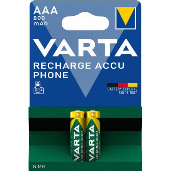 Varta Aaa 800Mah Şarjlı Ince Pil 2 Li Varta Aaa 800Mah Şarjlı İnce Pil