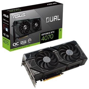 Asus GeForce RTX4070 DUAL-RTX4070-O12G DUAL OC Edition 12GB GDDR6X 192 Bit Ekran Kartı