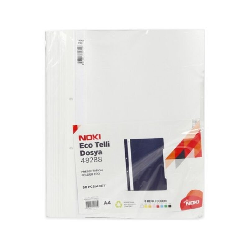 Noki Eco Telli Dosya Beyaz 50Li