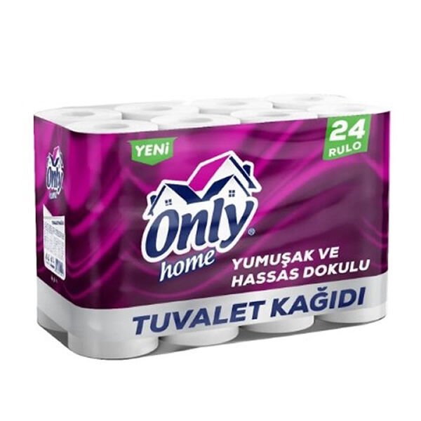 Only 32 li 3 Katlı Home Yumuşak ve Hassas Dokulu Tuvalet Kağıdı