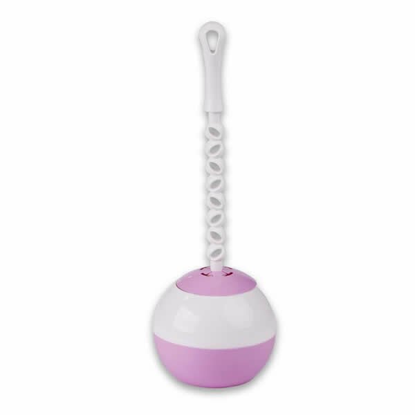 Flora F109 Pembe Tombul Wc Takımı